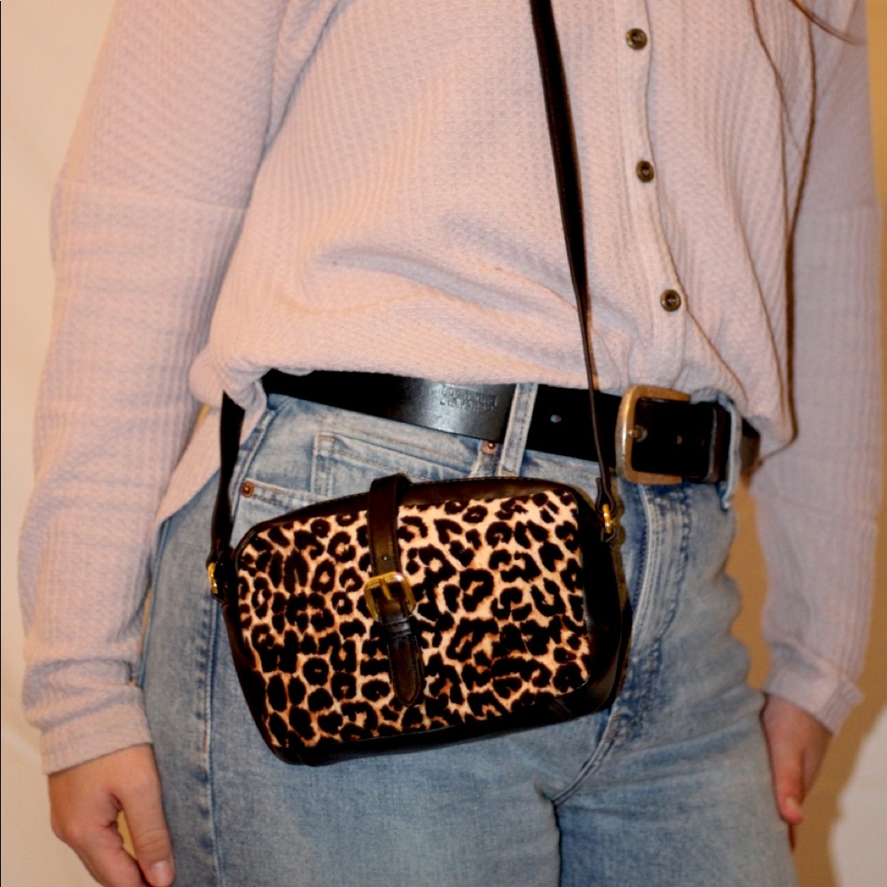 Black Cheetah Purse